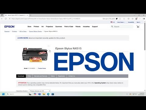 How To Install and Setup Epson Stylus NX515 Printer [Guide]