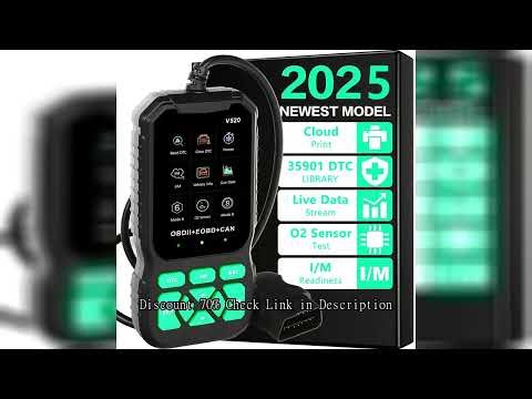 Multilingual automotive OBD2 scanner code reader, professional V520 diagnostic tool, real-time data