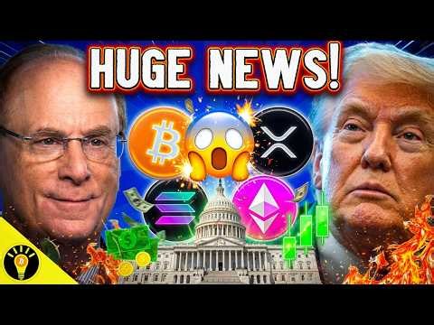 HUGE TRADFI CRYPTO ADOPTION! BLACKROCK CEO BULLISH & CLARITY ACT MAY NOT PASS!