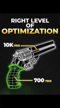 There Is No “Correct” Poly Count #gameart #b3d #3dmodeling