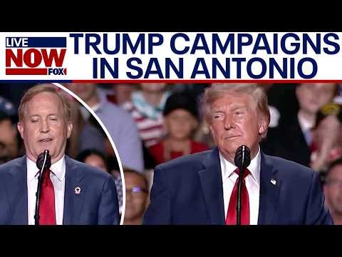 FULL: Trump campaigns for Ken Paxton in San Antonio ahead of midterms