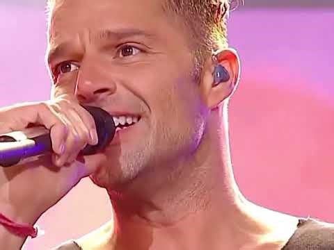 Ricky Martin performance on stage