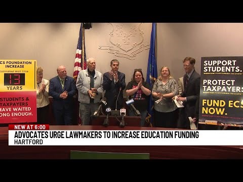 Connecticut state leaders call for increased education funding