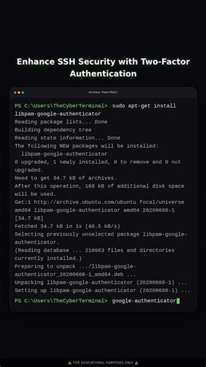 Securing SSH with Two-Factor Authentication (2FA) | Educational