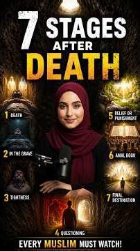 7 Stages After Death in Islam | What Really Happens in Barzakh? #shorts #barzakh #lifeafterdeath