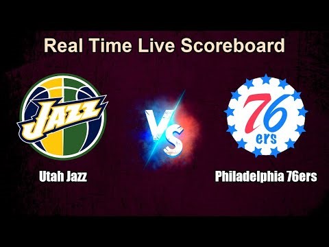 Utah Jazz vs Philadelphia 76ers Live Score - USA NBA
