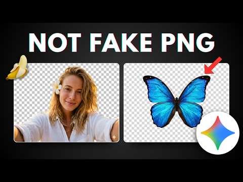 How to Make REAL Transparent PNG Images with Gemini Nano Banana PRO