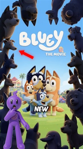 Bluey Movie Just Revealed NEW Characters!😳 #shorts
