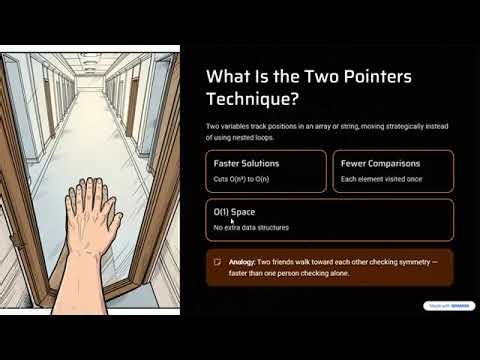 DSA Topic : Two Pointer Technique