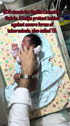BCG Vaccine for Newborns 👶 | Protecting Babies Against Severe TB #shorts #shortvideo