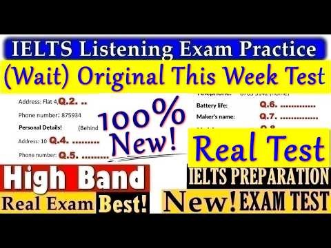 IELTS LISTENING PRACTICE TEST 2026 WITH ANSWERS | 20.05.2026