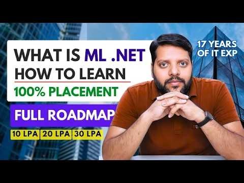 ML.NET Full Roadmap 2025 🚀 | Learn Machine Learning Using C# & .NET #ML.NET