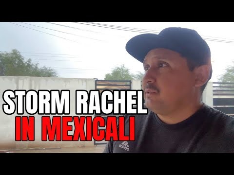 Mexicali Gets Flooded Because Of The Tropical Storm Rachel.