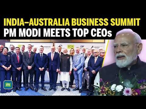 PM Modi at India–Australia CEO Forum | Melbourne Business Summit