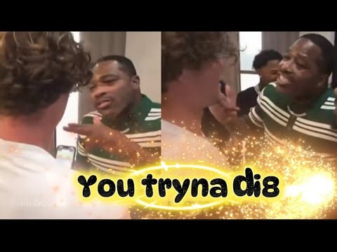 Adrien Broner threatens to un alive Jack Doherty for pointing lighter in his face wow AB crash OUT