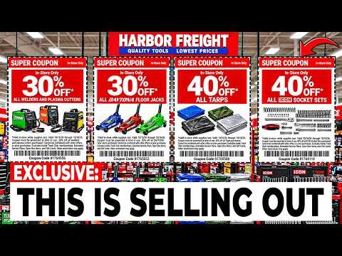Parking Lot Sale Extended This Weekend! Harbor Freight Hot Deals Return (10/14 – 10/20)
