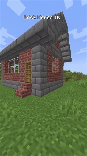 Brick House TNT Explosion in Minecraft 💥