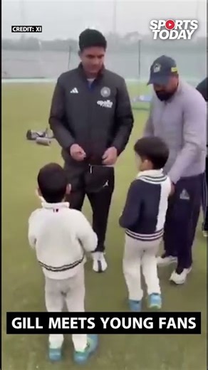 Shubman Gill’s adorable interaction with young fans | Sports Today