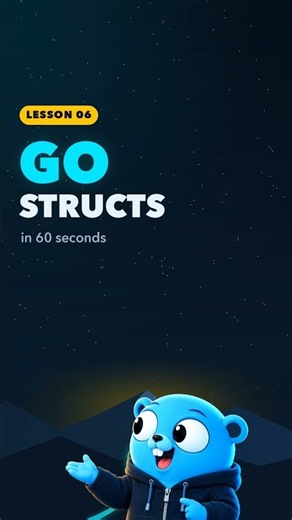Go Structs & Pointers in 60 Seconds ⚡ (No Classes!) #golang #shorts