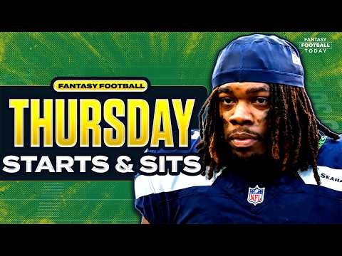 START or SIT? Emanuel Wilson, Jaylen Waddle, J.K. Dobbins & Bo Nix! | Week 6 Thursday Night Football