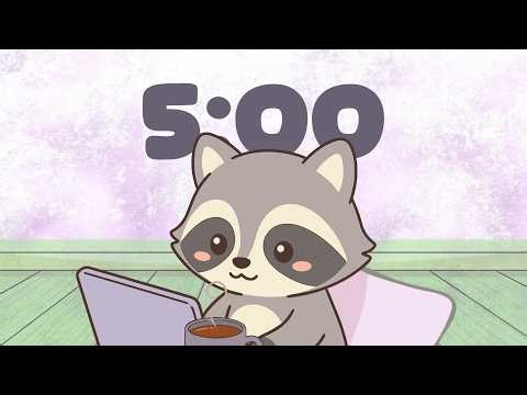 5 Minute Timer ⏰ Study Timer for Classroom Focus 🎶 Calming Music