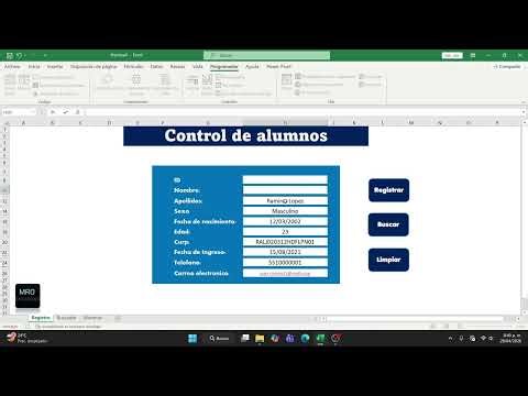 Como generar Macros en Excel para el registro de alumnos(sin programar)