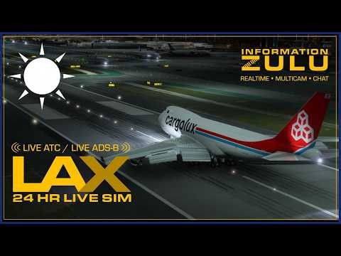 ✈️ LAX LIVE | Monday Oct 26 | Morning Arrivals | ADS-B + Real ATC | KLAX