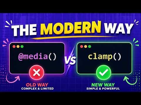Why clamp() is Better Than Media Queries in 2026