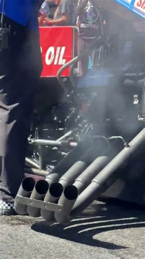Light it up! 💨 #NHRA