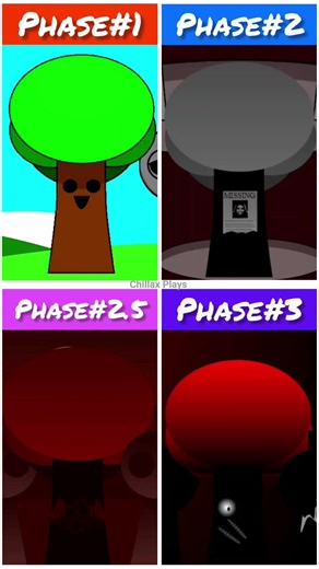 Incredibox Sprunki All PHASES 1-3 Mr. Tree #sprunki #incredibox #sprunkimod #shorts #musicgame