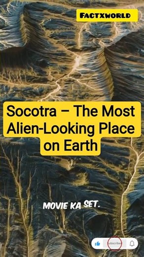 Socotra – The Most Alien-Looking Place on Earth !! #shorts