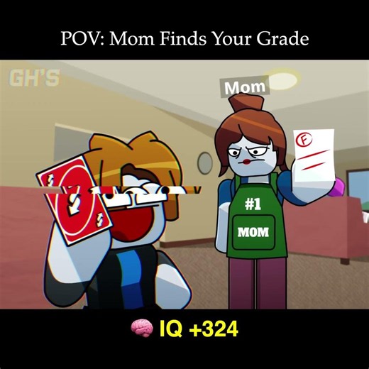 POV: Mom Finds Your Grade - ROBLOX ANIMATION