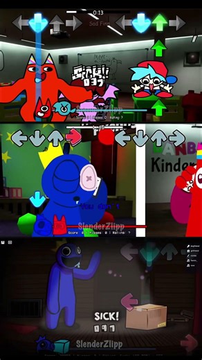 Blue Orders a Pizza - Blue calls Banban Mod - Friday Night Funkin' Game