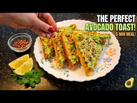 Perfect Avocado Toast in 5 Minutes | Crispy & Loaded 🥑