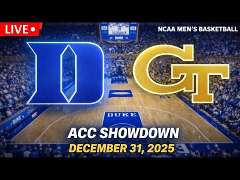 NCAA LIVE | Duke Blue Devils vs Georgia Tech Yellow Jackets | December 31, 2025 ACC SHOWDOWN