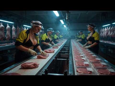 How Millions of Pigs Are Processed – Massive Pork Farming For Meat Production Complete Process