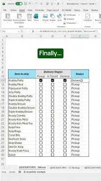 👉In this tutorial you'll learn how to create a dynamic delivery tracker in excel