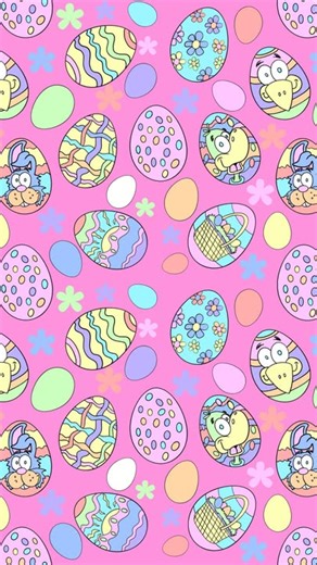 Marty Qatani | My Easter themed seamless pattern.. with all different background colors shown. Transparent background included in the bundle as well.... | Instagram