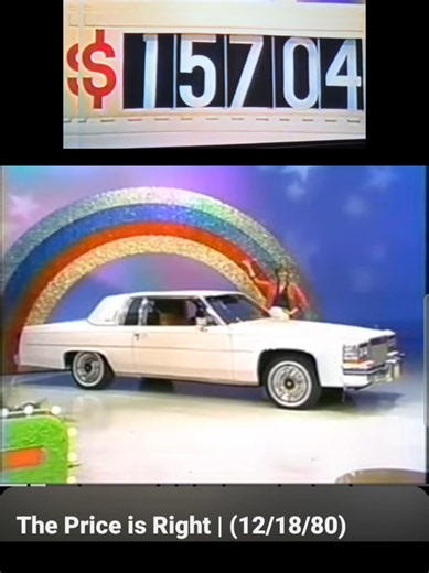 🔥🔥🔥TPiR Retro Car 🚗1981 Cadillac Check out this absolute classic from The Price Is Right! 🚗✨ In this intense Golden Road round, the grand prize was a stunning Cadillac Coupe DeVille! This beauty came fully loaded with a cabriolet top, leather seats, a telescope steering wheel, cruise control, and an AM/FM stereo system. After successfully navigating the Golden Road, the contestant walked away with this ride, which had an actual retail price of $15,704! (4:03-7:04) Talk about a legendary win