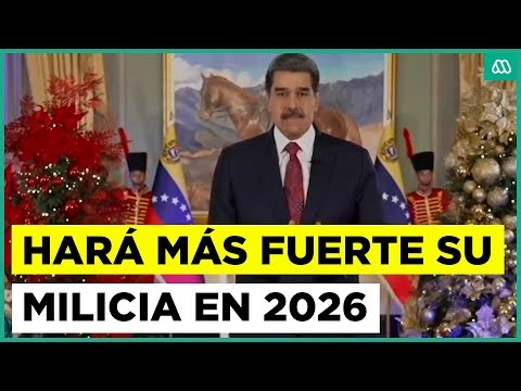 Nicolás Maduro lanza advertencia a Donald Trump: Dice que hará más fuerte su milicia durante 2026