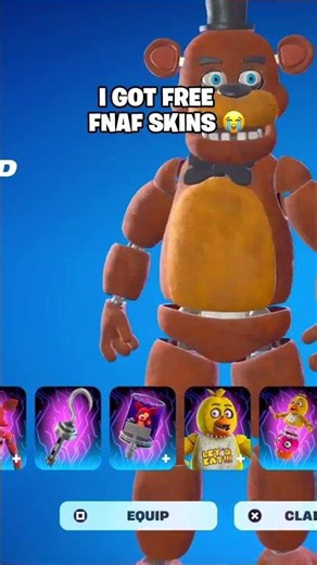 How to get FREE FIVE NIGHTS AT FREDDYS SKINS in Fortnitemares Chapter 7 Season 4!