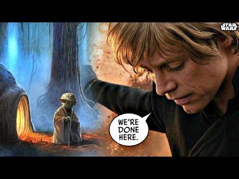 Why Luke REFUSED to Return to Yoda for an Entire Year