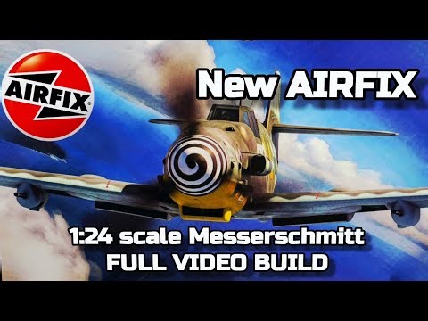 FULL VIDEO BUILD AIRFIX MESSERSCHMITT BF109G-6 1:24 scale