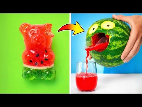 🍉 We Made a WATERMELON Juice Machine… and Jelly Bears?! 😲