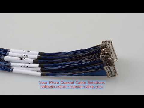 Optimized eDP CABLE JAE FI-RE51CL to 2 side Displayport male UL10005 COAX CBL MHF4L TO MHF4L 1.9 Pos