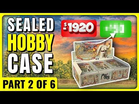 BLACK /10 & AUTO /25!🚨FULL CASE PROFIT CHALLENGE🚨2026 TOPPS ALLEN AND GINTER HOBBY CASE PART 2 OF 6