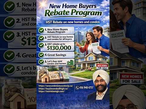 New Housing HST Rebate - Timeline, Eligibility, Rebate Brackets (2026)