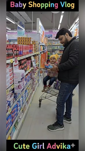Little Advika Buys Colgate Toothpaste 😂 | Baby Shopping Vlog Moments #shorts #viral #vlog