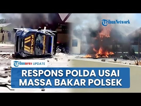Kapolsek Madina Klarifikasi usai Massa Bakar Mapolsek: Bandar Narkoba Tak Dilepas, Melarikan Diri