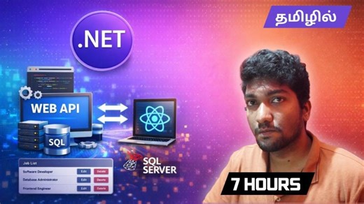 .NET Full Stack Tutorial for Beginners | ASP.NET Core Web API + React + SQL Server | JVL code